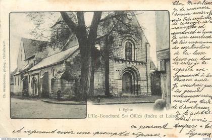 L'ÎLE BOUCHARD - l'église saint gilles.