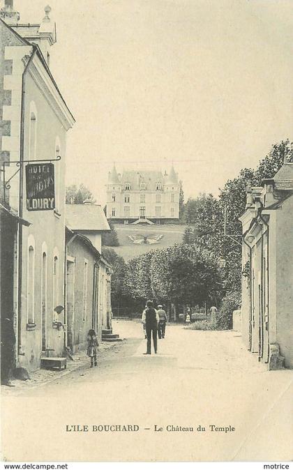 L'ÎLE BOUCHARD - le château du Temple.(lot de 17 cartes).