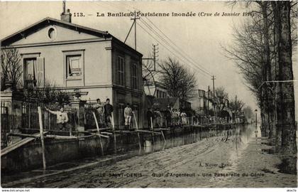 CPA L'ILE-SAINT-DENIS Crue de Janvier 1910 - Quai d'Argenteuil (1353247)