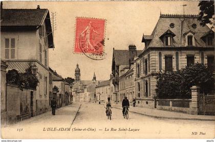 CPA L'ISLE-ADAM - La Rue St-Lazare (107945)