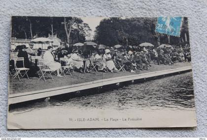 L'Isle Adam, la plage, la Potinière, Val d'Oise 95