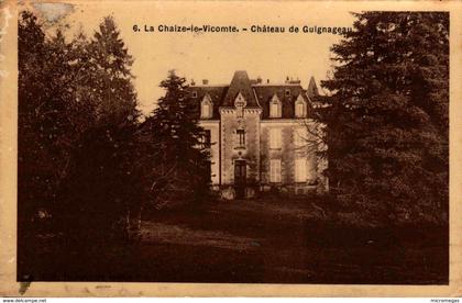 85 - La Chaize-le-Vicomte - Château de Guignageau