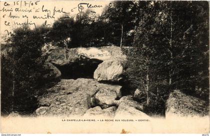 CPA La Chapelle-la-Reine - La Roche aux Voleurs - (Sortie) (249627)