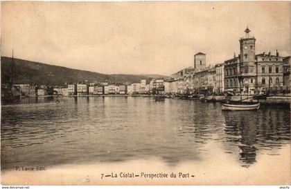 CPA LA CIOTAT - Perspective du port (213764)