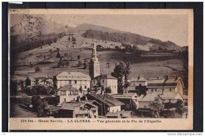 74 - La Clusaz -  Vue Générale et le Pic de l'Aiguille