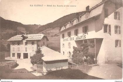 LA CLUSAZ (74) Hôtel des ARAVIS et son Annexe