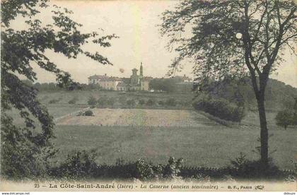 38 - La Cote Saint André - La Caserne - ancien séminaire - CPA - Voir Scans Recto-Verso