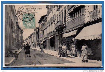 38 - La CÔTE SAINT ANDRE --  Rue de la République