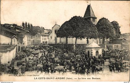 N55 - 38 - LA CÔTE-SAINT-ANDRÉ - Isère - La Foire aux Bestiaux