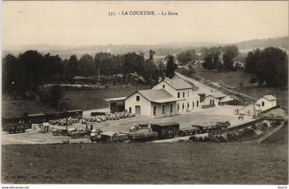 CPA La Courtine La Gare FRANCE (1050513)