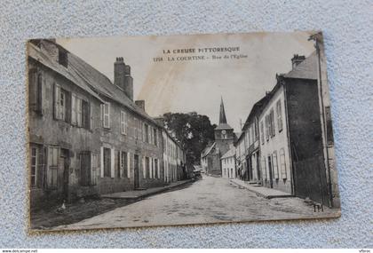 la Courtine, rue de l'église, Creuse 23