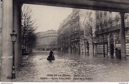 Paris Inondations de 1910 - Avenue Ledru-Rollin