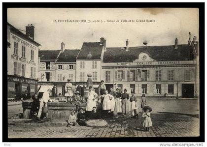 77 La Ferté-Gaucher mairie hotel de ville fontaine D77D C77182C RH086078