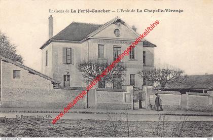 L'école de La Chapelle-Véronge - La Ferte Gaucher - (77) Seine et Marne