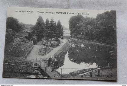 la Ferte Mace, tissage mécanique "Retour" frères, les bassins, Orne 61