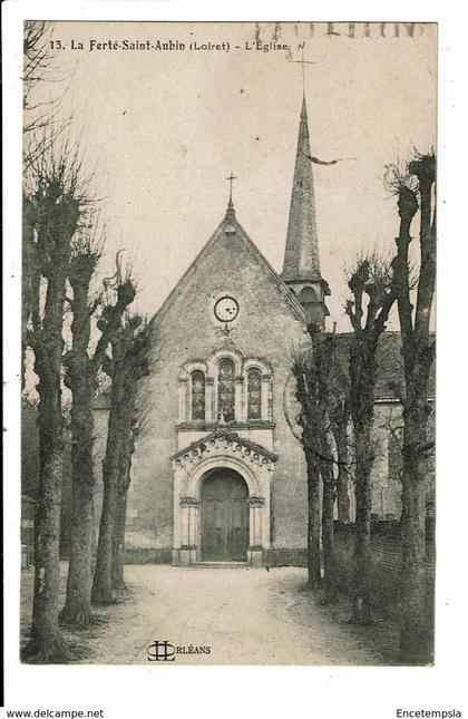 CPA-Carte Postale -France  La Ferte Saint Aubin- Son Eglise   VM6143