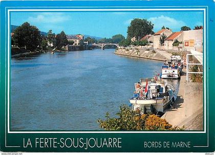 77 - La Ferté sous Jouarre - Bords de Marne - Bateaux - Flamme Postale de La Ferté sous Jouarre - CPM - Voir Scans Recto