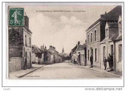 La Fresnaye sur Chédouet - Principale Rue / Edition Métayer