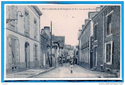 35 - La GUERCHE de BRETAGNE -- La rue de Rannée