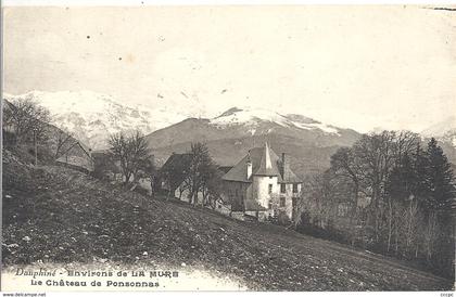 CPA Environs de La Mure Le Château de Ponsonnas