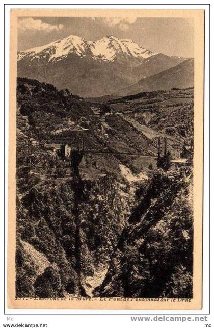 Environs de la Mure - Le Pont de Ponsonnas sur le Drac