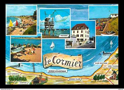 44 - La Plaine sur Mer - Multivues - Automobiles - Plage - Carte Géographique - CPM - Voir Scans Recto-Verso