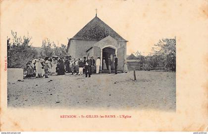 La Réunion - SAINT-GILLES-LES-BAINS - L'église - Ed. E. C.