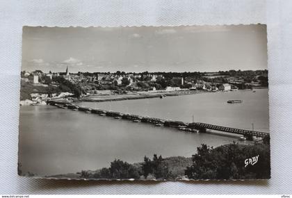 Cpsm 1957, La Roche Bernard, la passerelle, Morbihan 56