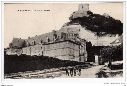 95 - La Roche-Guyon - Le chateau - animée