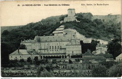 CPA LA ROCHE-GUYON - Vue générale du Chateau (107290)