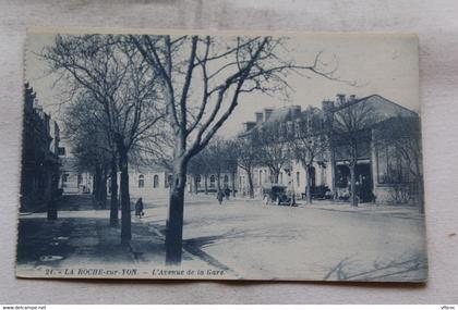 la Roche sur Yon, l'avenue de la gare, Vendée 85