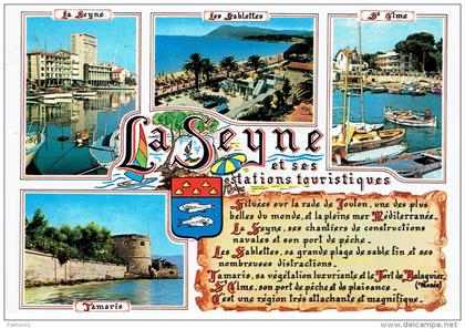 CPM FRANCE 83 VAR LA SEYNE-SUR-MER - Multivues 1986