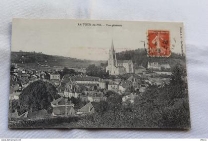 Cpa 1915, la Tour du Pin, vue générale, Isère 38