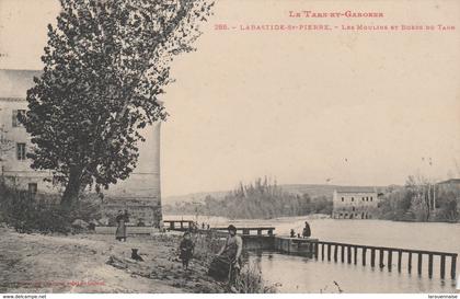 82 - LABASTIDE SAINT PIERRE - Les Moulins et Bords du Tarn