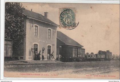 LABASTIDE SAINT PIERRE : la gare - très bon état