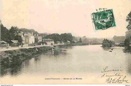 77 - Lagny sur Marne - Bords de la Marne - CPA - Voir Scans Recto-Verso