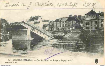 77 - Lagny sur Marne - Guerre 1914-1915 - Pont de Lagny - CPA - Voir Scans Recto-Verso