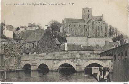 Lamballe - Eglise Notre-Dame et le Pont