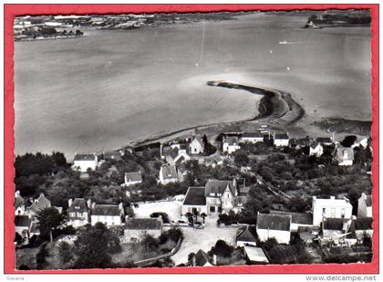 29 LANDEVENNEC - Le village avec le Sillon Pâle (En avion au-dessus de ...)