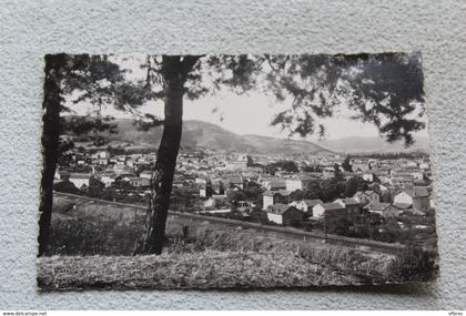 Cpsm, Langeac, paysage sur la ville, haute Loire 43