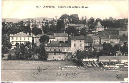 CPA-Carte Postale France Langogne Vue prise de la route de Luc  VM54272