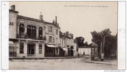 LANGON UN COIN DES ALLEES MAUBEC COMMERCE AU PRINTEMPS