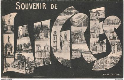 CPA  Carte Postale  France Langres-Souvenir de Langres 1912 VM42529+