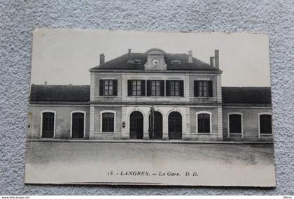 Langres, la gare, haute Marne 52