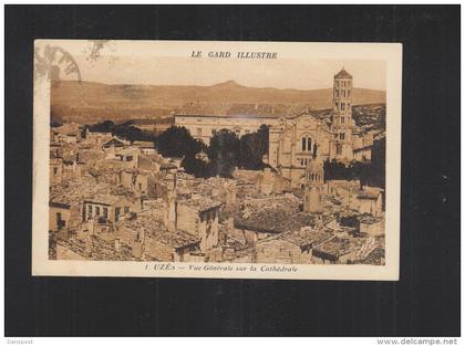 CP Uzes Vue Generale 1935