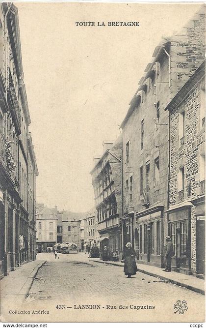 CPA Lannion Rue des Capucins