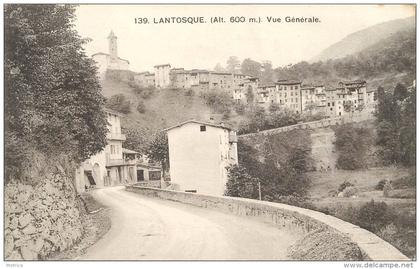 LANTOSQUE - vue générale.