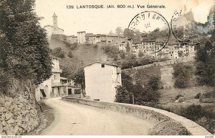 lantosque * vue générale * route