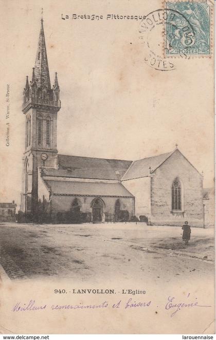 22 - LANVOLLON - L' Eglise