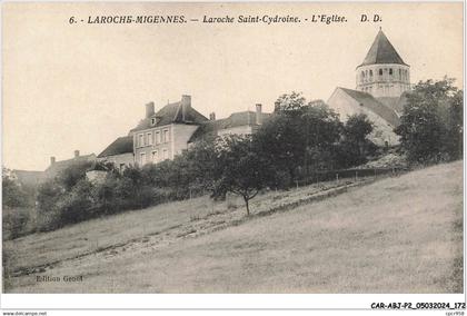 CAR-ABJP2-0181-89 - LAROCHE-MIGENNES - laroche saint cydroine - l'église